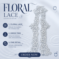 Ruban de dentelle blanche ajourée en crochet, motif floral, largeur 11 cm, pour embellissement de robes, confection de vêtements et artisanat DIY