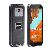 Prix d'usine UNIWA 963 PRO, smartphone robuste étanche double SIM 5,5 pouces LCD Octa Core LTE, 4 Go + 64 Go, 5000 mAh, Android 13, IP68