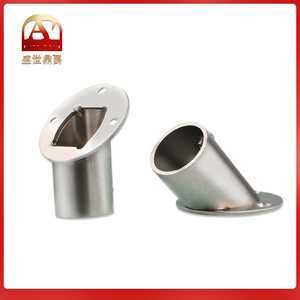 Soporte de esquina en forma de L de acero inoxidable de 90 grados para barra de cortina de ducha, soporte de pared con ángulo en L - Product Image 5