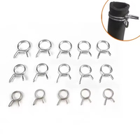 Kit de 250 pinces à ressort doubles en acier pour tubes, multi-usages, pour tuyaux et fixations de quincaillerie