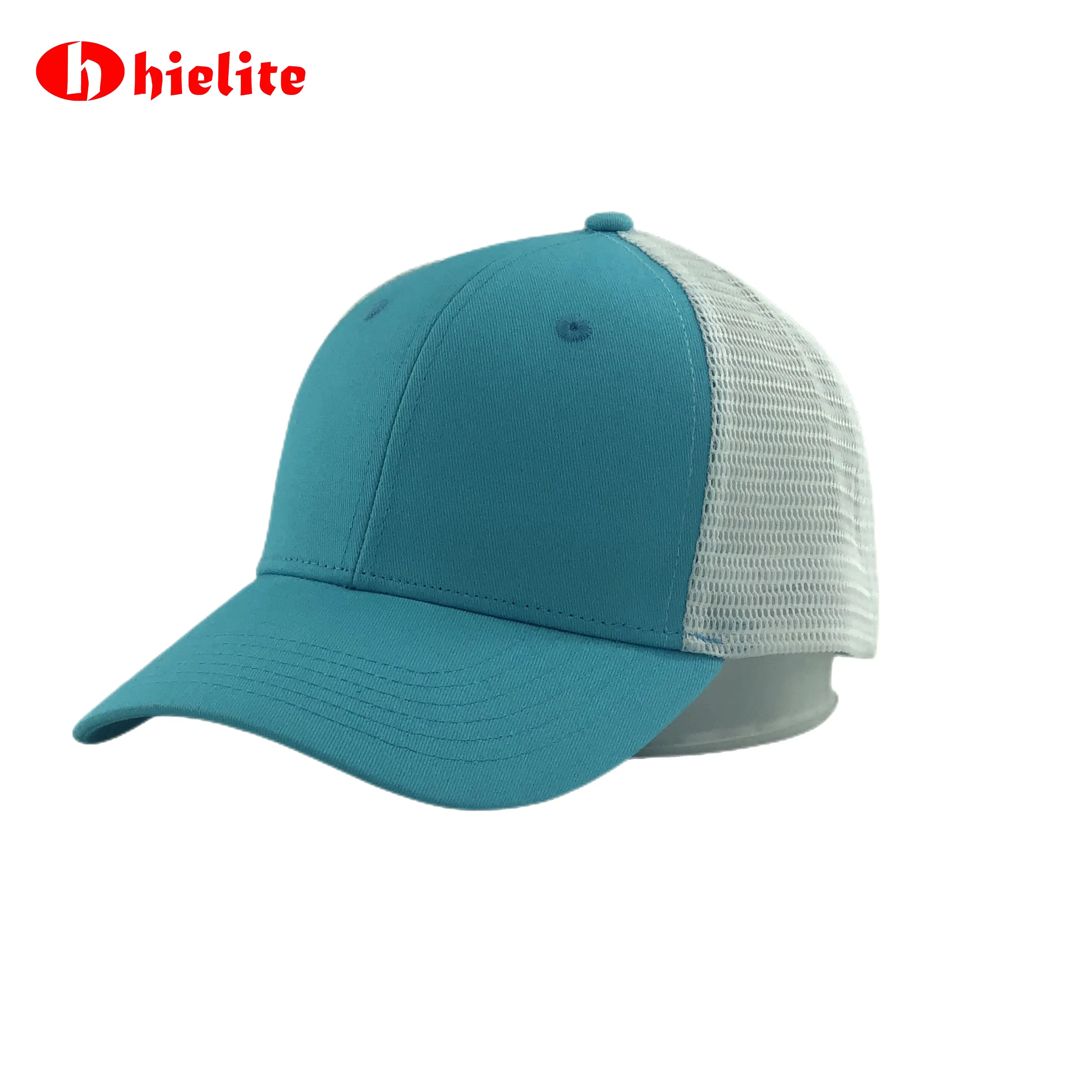 100% Polyester Mesh Back Snap Back Adjustable Men Trucker Hat Cap For Hunting Fishing 4 Colors Blue Black Red Brown
