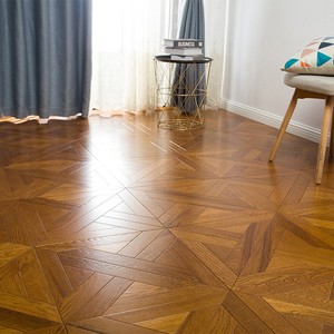 Parquet en bois d'ingénierie AVANTIMORA ISO9001 en chêne brossé multicouche, qualité AB, étanche et durable, système T&G 15 mm, pour style ferme - Product Image 2