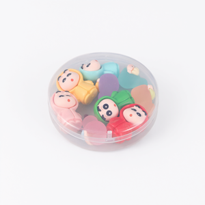 Mini boîte de rangement transparente à couvercle rabattable en plastique pour pièces détachées domestiques - Product Image 2