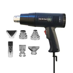 220V 2000W Tiên Tiến Hot Air Gun Nhiệt Độ Có Thể Điều Chỉnh Nhiệt Điện Súng Thu Nhỏ Gói Công Nghiệp Xây Dựng Máy Sấy Tóc