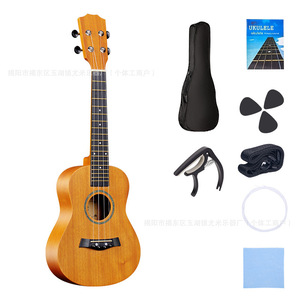 Ukelele de Caoba de 23 Pulgadas y Cuatro Cuerdas con Acabado Barnizado, Instrumento Musical - Product Image 5