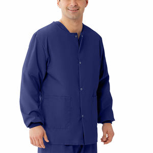 Uniformes de Hospital de alta calidad Unisex, chaquetas de médico de manga larga, estilo botón, personalizados - Product Image 1