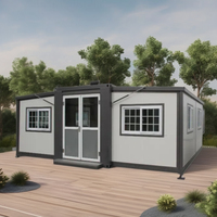 Maison de conteneur extensible de vente directe d'usine personnalisée professionnelle maisons préfabriquées