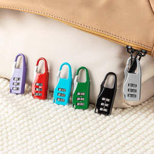 Candado pequeño con combinación, candado mecánico de 3 dígitos reajustable para equipaje, maleta, dormitorio de estudiantes, casco, caja de herramientas - Product Image 3