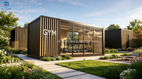 Skyacross Container Factory : Bâtiment préfabriqué moderne pour jardin, extérieur, salle de sport, studio, bureau, abri ou maison