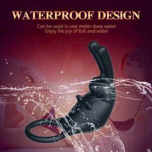 Jolly uzay süper yumuşak silikon horoz halka gül titreşimli erkek <span class=keywords><strong>Penis</strong></span> halkası ile ekstra stimülasyon vibratör Vibrator tor - Product Image 5