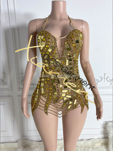 Вечернее платье с блестящими стразами - Product Image 5