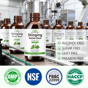 SOLOTREE <span class=keywords><strong>Extrait</strong></span> de racine <span class=keywords><strong>d</strong></span>'<span class=keywords><strong>ortie</strong></span> sauvage biologique naturel en gouttes, complément <span class=keywords><strong>liquide</strong></span> pour hommes et femmes, soutien des voies urinaires - Product Image 6