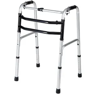 批发铝制框架助行器用于步行高度可调移动助行器残疾人WA202