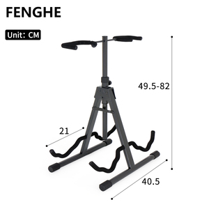 직접 제조된 펑허 더블 넥 J-42 기타 스탠드 조절 가능한 높이 현악기 부품 액세서리 - Product Image 2
