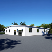 Ateliers et usines modulaires préfabriqués en structure acier, entrepôts en acier avec une durée de vie de 50 ans et une haute résistance au vent