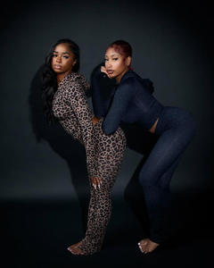 Set da <span class=keywords><strong>donna</strong></span> con stampa leopardata a due pezzi Casual da Jogging pantaloni all'ingrosso con cappuccio e stampa digitale <span class=keywords><strong>abbigliamento</strong></span> all'ingrosso - Product Image 3