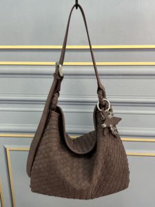 <span class=keywords><strong>Bolso</strong></span> Tote de Hombro <span class=keywords><strong>Mediano</strong></span> de Nubuck Premium Exclusivo Transfronterizo, <span class=keywords><strong>Bolso</strong></span> de Otoño/Invierno con Colgante de Estrella, <span class=keywords><strong>Bolso</strong></span> Hobo para Llevar Bajo el Brazo - Product Image 2
