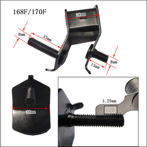 Piezas para Generador de Gasolina de 2-3KW/5-8KW con Carburador 168/188, Patas Amortiguadoras, Patas de Marco con Amortiguación de Vibraciones - Product Image 2