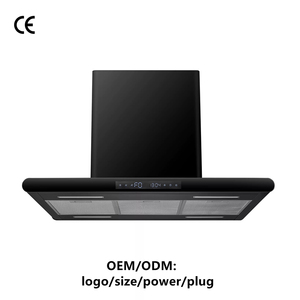 <span class=keywords><strong>Hotte</strong></span> de <span class=keywords><strong>cuisine</strong></span> îlot noire 90 cm, puissante, en acier inoxydable, à montage au plafond, avec commandes tactiles avant et arrière, <span class=keywords><strong>pour</strong></span> <span class=keywords><strong>cuisine</strong></span> <span class=keywords><strong>ouverte</strong></span> - Product Image 1