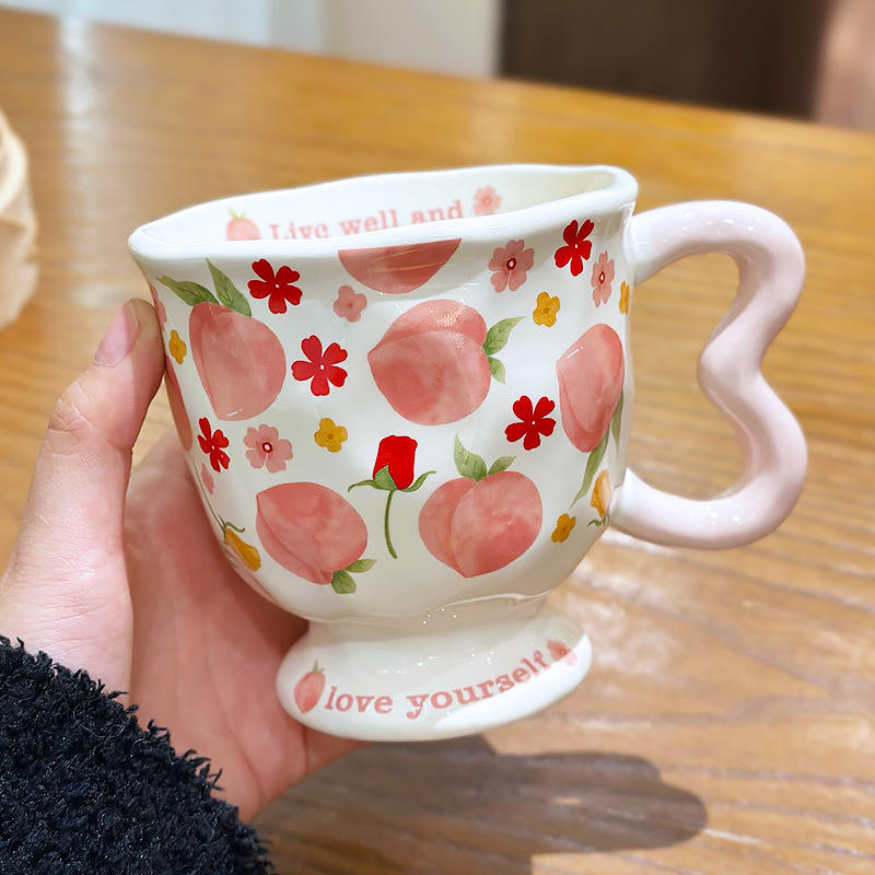 Pêche rose [tasse unique]