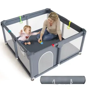 Baby Lauf gitter Bälle Pool Baby Spielplatz Doppeltüren Laufs tall für Kinder Indoor Sicherheits barriere Kinder zaun