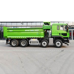 Camion benne d'<span class=keywords><strong>occasion</strong></span> HOWO TX 8x4 371HP Euro 2 pour la construction ferroviaire et le ballast - Product Image 2