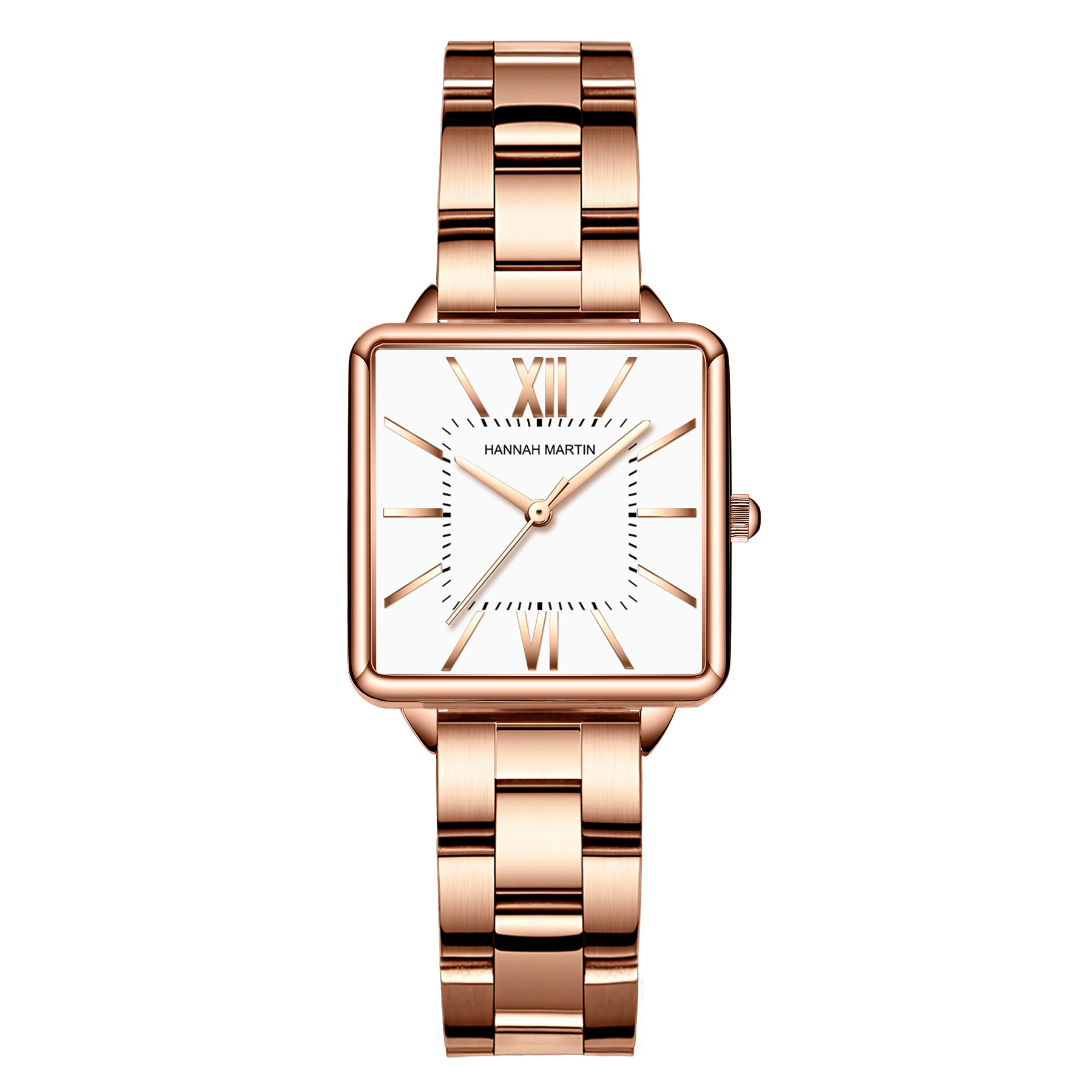 Rose gold white
