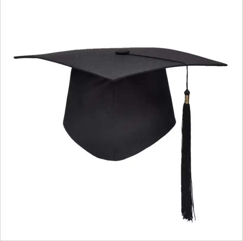 タッセル大人卒業帽子写真小道具タッセルカスタムロゴ環境保護段ボールで卒業