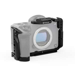 Cage d'extension en alliage pour appareil photo hybride Sony A6700/A6400/ZV-E10 avec cadre de protection finition oxyde noir - Product Image 1