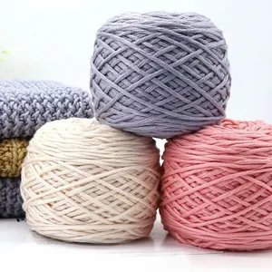 Unique products fancy crochet baby t shirt polyester yarn for hand knitting yarn free samples