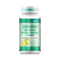 Comprimés d'extrait de plante Garcinia Cambogia à haute puissance, soutien immunitaire, usage adulte, marque privée