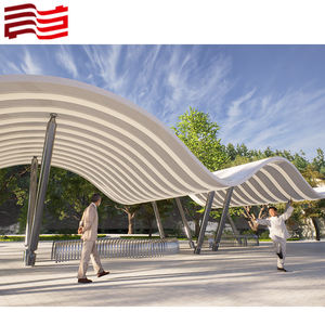Pérgola de estructura de acero con aleación de aluminio para jardín al aire libre - Product Image 1