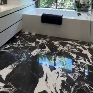 Marmo Nero Naturale di Lusso Napoleon con Venature Bianche Lucidato per Bagni, Cucine, Piani di Lavoro e Tavoli - Product Image 4