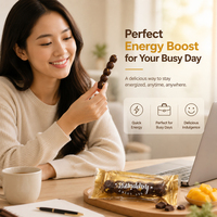 Barras de Chocolate Negro Premium con Mango al por Mayor OEM, Snack Tropical Afrutado a Granel Directo de Fábrica