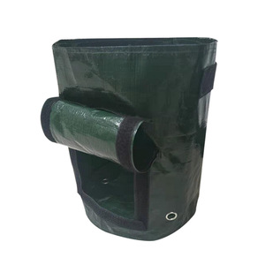 DD1503 Pots en tissu aérés, sacs de plantation robustes pour légumes, tomates, fruits, jardin, sacs de culture de pommes de terre avec rabat et poignées - Product Image 5