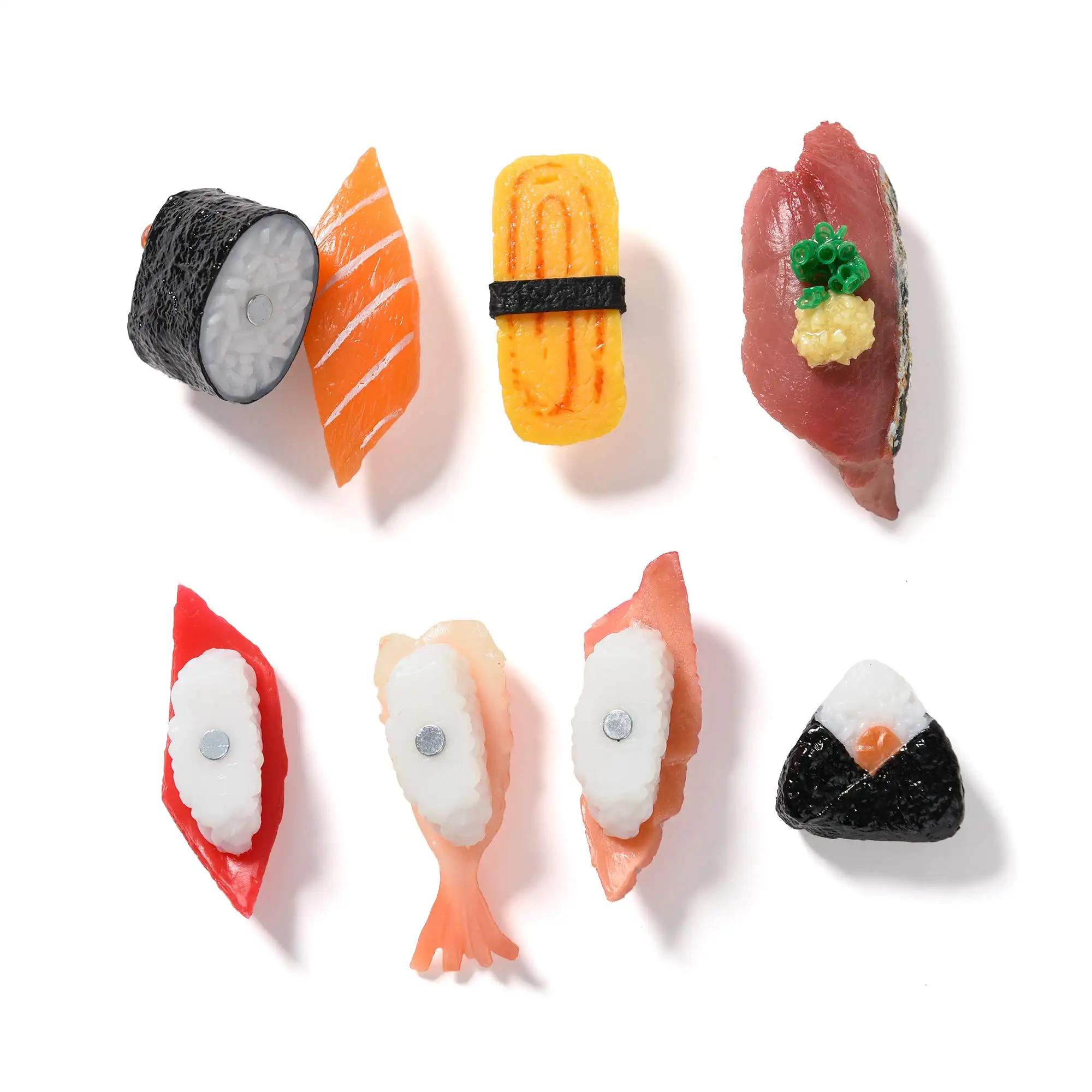 OEM Service fort 3D mignon réfrigérateur alimentaire fabricant décoratif sushi polyrésine réfrigérateur aimant