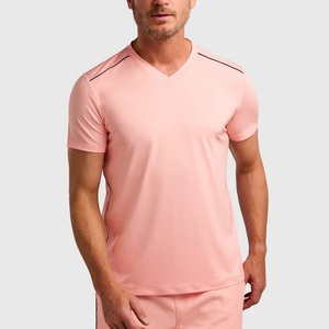 T-<span class=keywords><strong>shirt</strong></span> vierge à col en V pour entraînement extérieur <span class=keywords><strong>de</strong></span> performance OEM personnalisé T-<span class=keywords><strong>shirt</strong></span> <span class=keywords><strong>de</strong></span> <span class=keywords><strong>tennis</strong></span> <span class=keywords><strong>de</strong></span> <span class=keywords><strong>table</strong></span> <span class=keywords><strong>de</strong></span> sport - Product Image 5