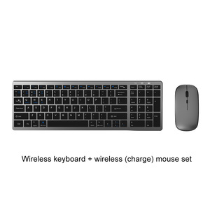 Teclado y Ratón Inalámbricos Ultrafinos de 99 Teclas, Juego de Teclado y Ratón Recargables por Bluetooth con Teclado Numérico - Product Image 1