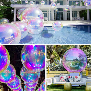 Boule miroir <span class=keywords><strong>gonflable</strong></span> colorée, grande boule en PVC brillante, <span class=keywords><strong>ballon</strong></span> miroir <span class=keywords><strong>géant</strong></span> pour événements et fêtes sur scène, spectacles publicitaires, décoration - Product Image 5