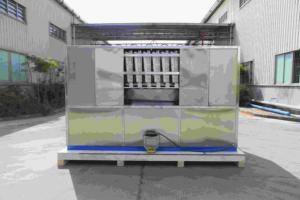 बर्फ zr-औद्योगिक क्यूब बर्फ बनाने की मशीन 1000 किलो 1 टन/दिन 315 किलोग्राम भंडारण 380v - Product Image 5