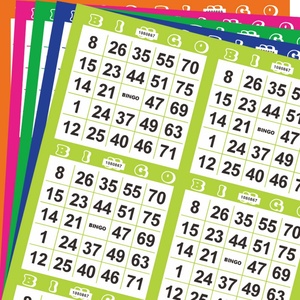 Manufacturer Print <b>Colorful</b> BINGO Reusable High Definition Marker Paper Games Design Bingo - Product Image 1