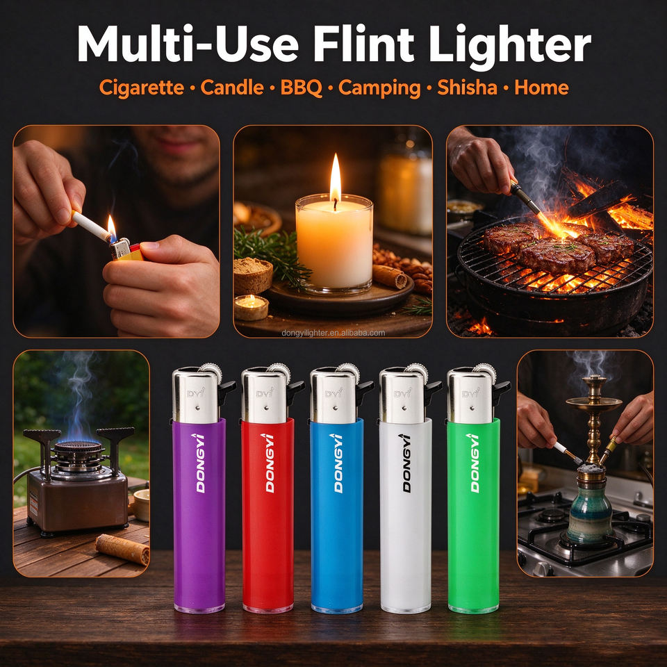 Cricket Flint Lighter Disposable Gas Lighter 8 Colors Mixed Packing ...