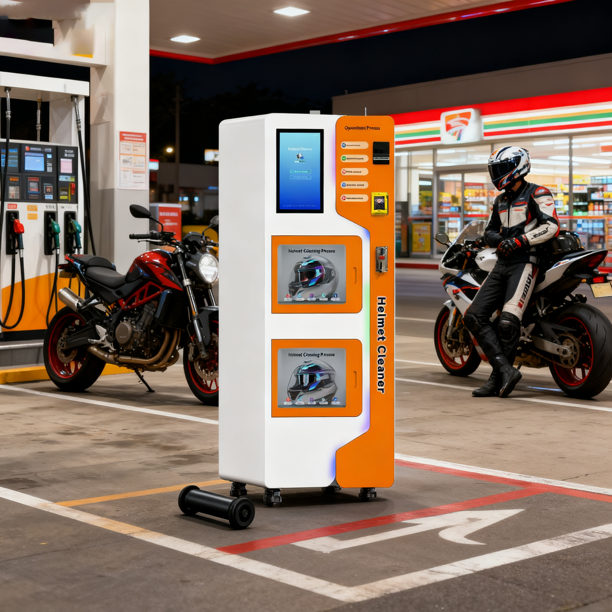 automatic helmet washing machine