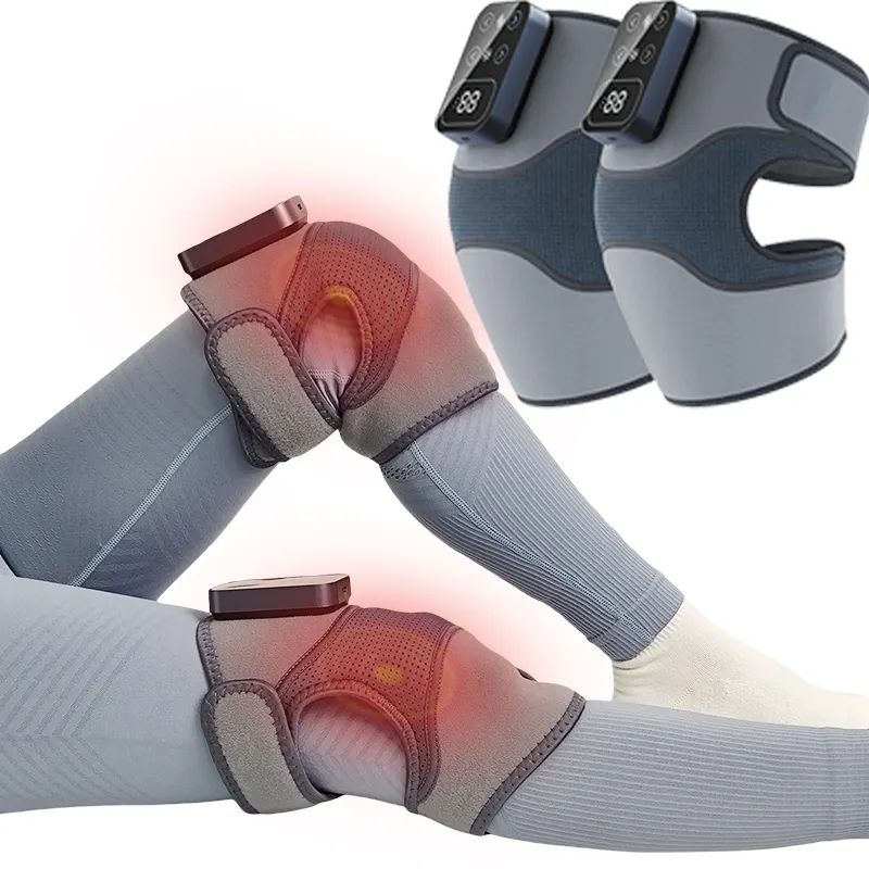 Fisioterapia elettrico ricaricabile Cordless spalla termica gomito riscaldamento del ginocchio terapia di vibrazione e fascia da massaggio