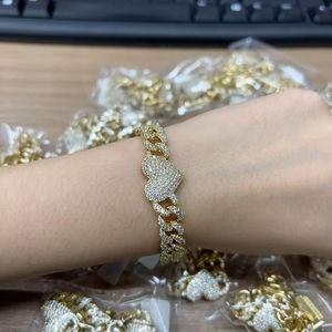 New Custom Trend Simple 14K Gold-plated Elegant Heart <b>Bracelet</b> - Product Image 5