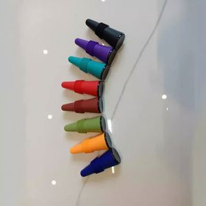 Custom Creative Food Grade Stainless Steel Silicone Leakproof Wine <b>Bottle</b> <b>Stopper</b> With Logo - Product Image 4