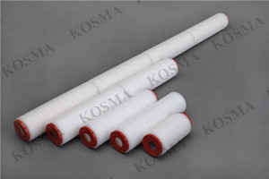 TS Lọc Cung Cấp Tuyệt Đối Lọc Nước <span class=keywords><strong>0.45um</strong></span> 5/10/20/30/40 Inch Ưa Nước <span class=keywords><strong>Pvdf</strong></span> Màng xếp Li Lọc <span class=keywords><strong>Cartridge</strong></span> - Product Image 4