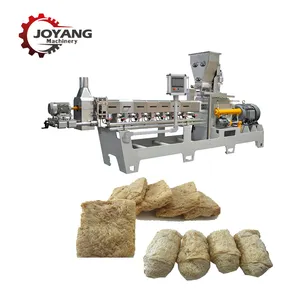 Food Extrusion Textured Soya Chunks Extrusion Making Machine