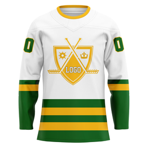 Sudadera con capucha de encaje de hockey con logotipo personalizado, fabricante de bordado personalizado, uniforme de Jersey de hockey sobre hielo - Product Image 1