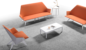 Muebles de oficina de alta calidad, sofá de oficina moderno, cómodo <span class=keywords><strong>y</strong></span> hermoso, sillón, sofá de tela de estilo europeo - Product Image 3
